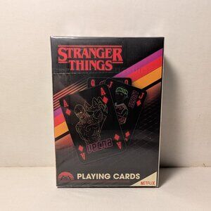 Stranger Things Playing Cards Unique Illustrations 54 Card Deck Poker Blackjack